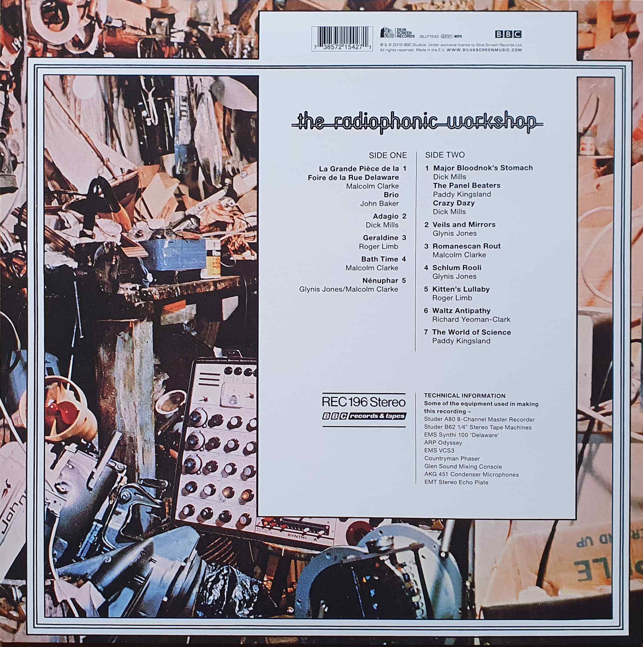 Picture of SILLP 1542 The Radiophonic Workshop by artist Various from the BBC records and Tapes library